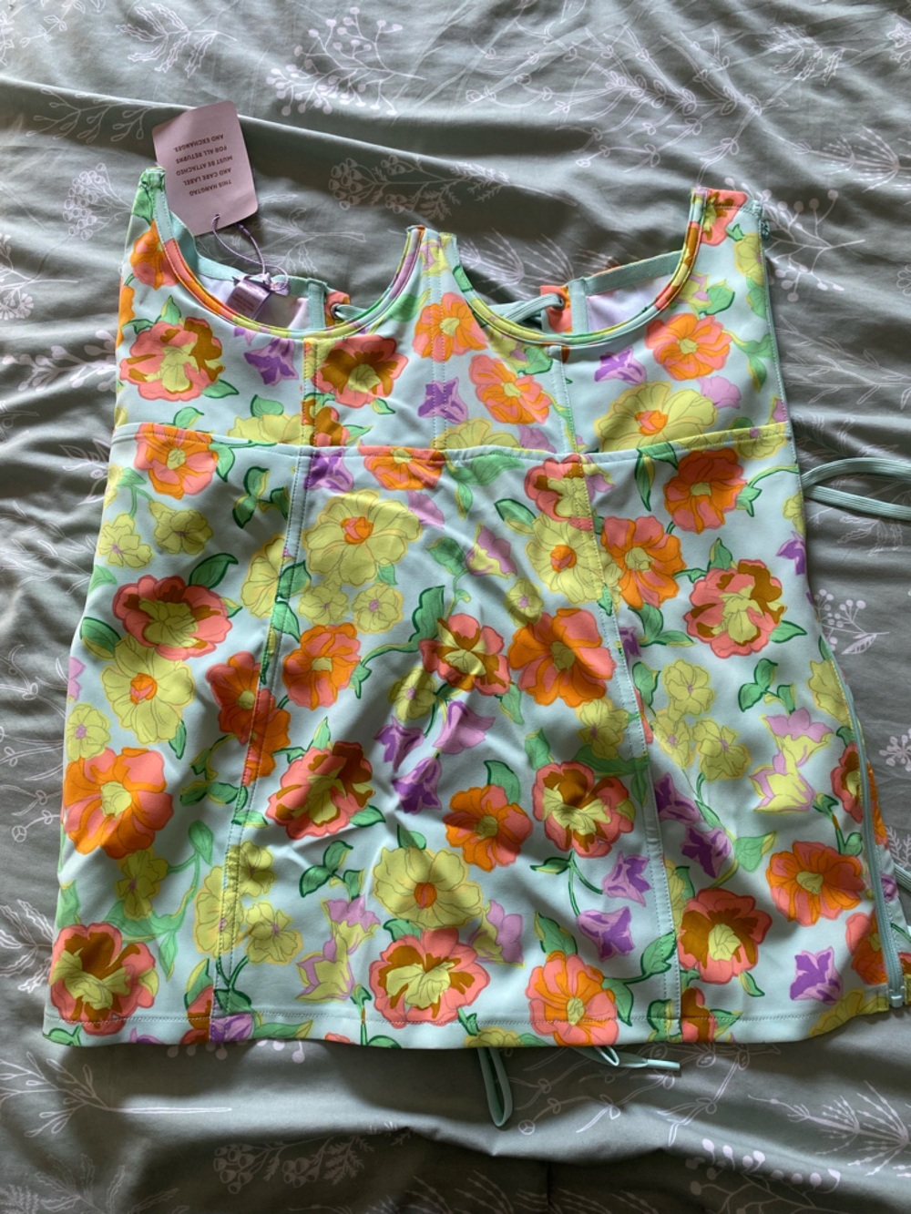 Savage X Fenty Free Spirit Floral Cupless Corset NWT